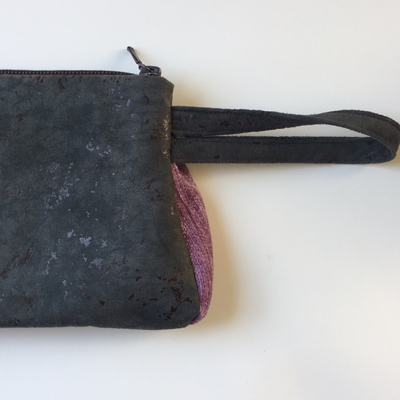 💋Valor Boho Clutch Sm Purse Wristlet Bag Purple - Picture 4 of 7